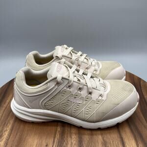 Keen Utility Shoes Womens Size 8 Wide Beige Low Work Safety Toe Comfort Sneakers